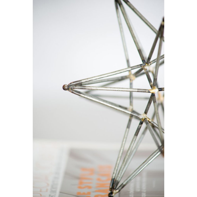 Ensemble de 2 accents Omak Star gris 8 po x 8 po x 8 po