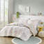 Ensembles de literie en coton durable, conception florale réversible pour la maison