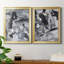 «Black and White Mix III», ensemble de 2 impressions sur toile encadrées-605376631-605376628