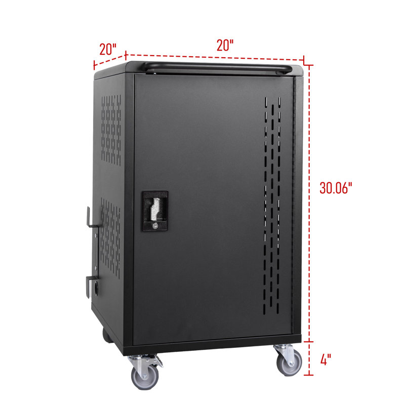 Chariot de chargement 32 baies pour appareils scolaires et de bureau