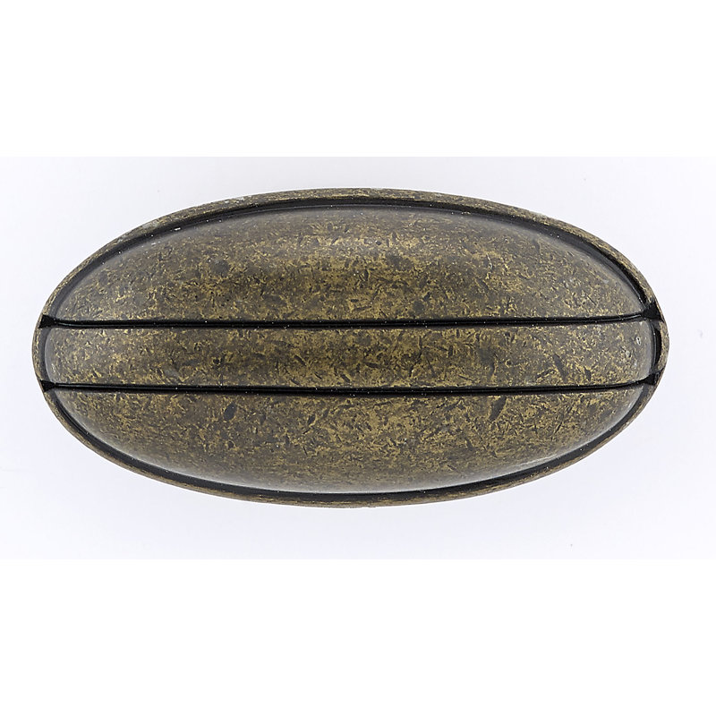 Poignée ovale Expression, Bronze brillant