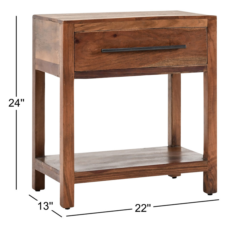 Wren Solid Wood End Table