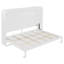 Grand lit escamotable mural de style moderne avec lumières DEL, blanc (DLD SKU: LP000973AAK)-1105420346