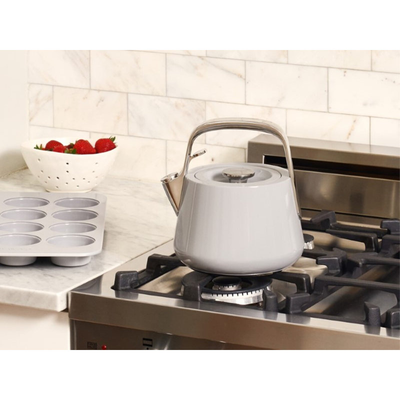 Caraway Stovetop Whistling Tea Kettle, Gray