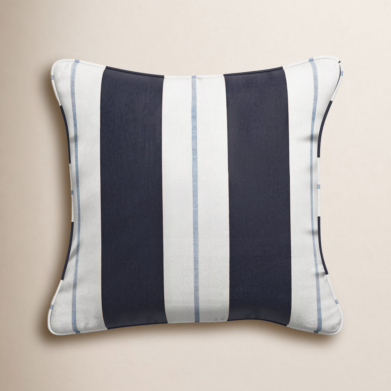 Gazelle Throw Pillow, 18" x 18", Blue