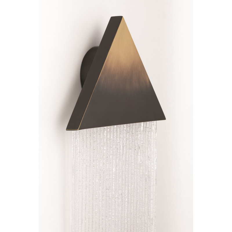 Plafonnier encastré 1 lumière Walden, Dégradé de laiton