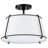 Fabric Semi Flush Mount
