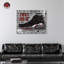 Just Just It Sneaker, impression de citations sur toile par Notoriart-104453798-104453794