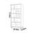 Classic unique design bookcase