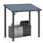 Hardtop Gazebo With Galvanized Steel Sloping Roof-2142193563