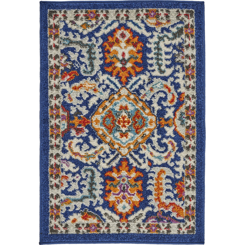 Tapis bleu Augusta, Rectangle 1 pi 10 po x 2 pi 10 po
