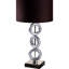 Lampe de table élégante en métal moderne avec construction durable et interrupteur marche / arrêt pratique