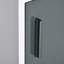 Locking Bathroom Meds Cabinet - 3 Shelf Space, Pet & Safe, White And Grey Wall Mount Medical Bath White/grey Tier Shelf, Locking,