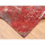 Tapis oriental noué à la main 8 pi x 10 pi rouge, moderne, tissé népalais, en laine et en soie à base de plantes BB0CA5B5C01C4D4B84506A17F90FF713