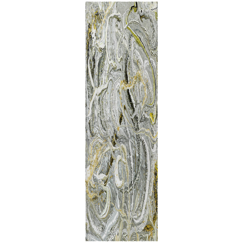 Tapis à poil long de qualité supérieure lavable à la machine ADS57, Tapis de couloir 2 pi 3 po x 7 pi 6 po