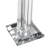 21.5" H x 4" W x 4" D Glass Tabletop Candlestick-16388388