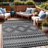 Rectangle Aldo Machine Made Polypropylene Area Rug in Black/White-1682518260