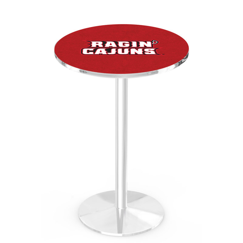Table bistro NCAA, Chrome, Université de Louisiane à Lafayette