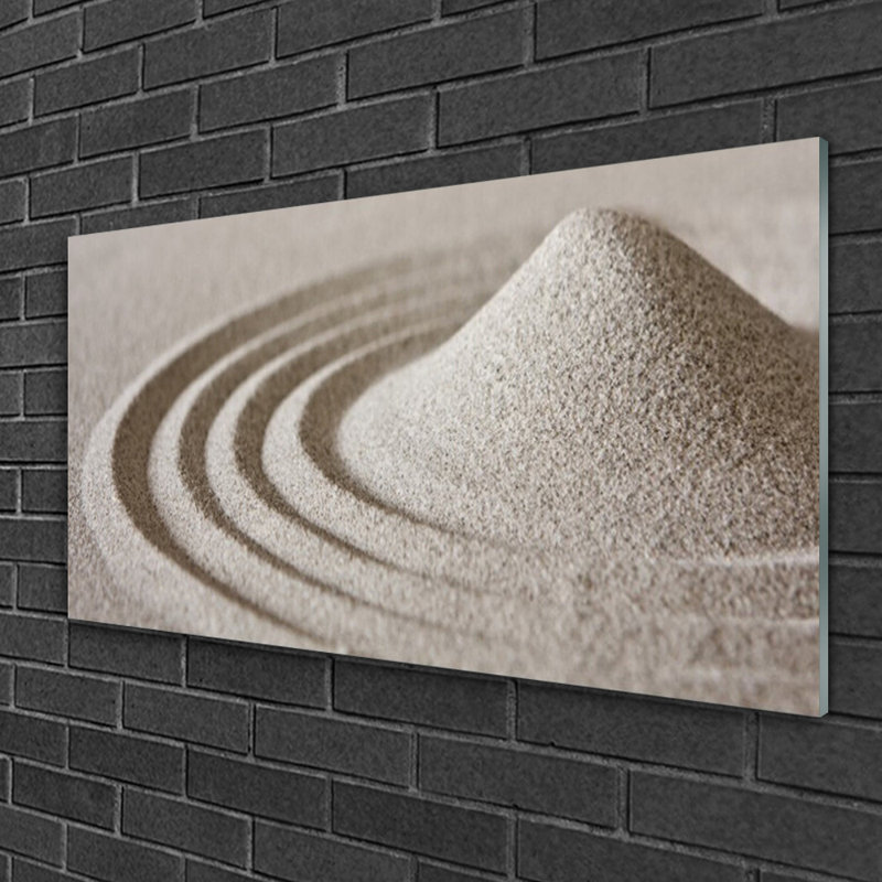 Sand Art - No Frame Print on Glass