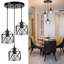 Bridgelands 3 - Light Black Cluster Pendant