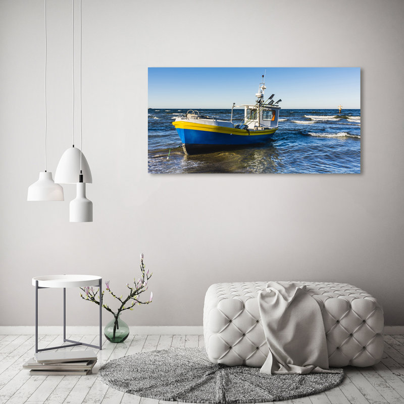 Cutter At Sea - Wrapped Canvas Print