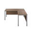 Buariki L-Shaped Metal Base Executive Desk-203599900-203599911-203599906