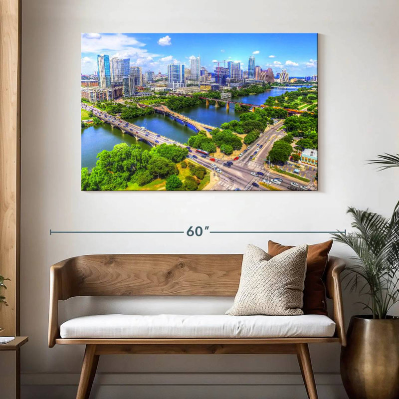 Sireci Austin Morning Journey, 32" H x 48" W