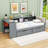 Northup Two Drawers Wooden Bed with Charging Station and Shelves-1708782745-1708782747