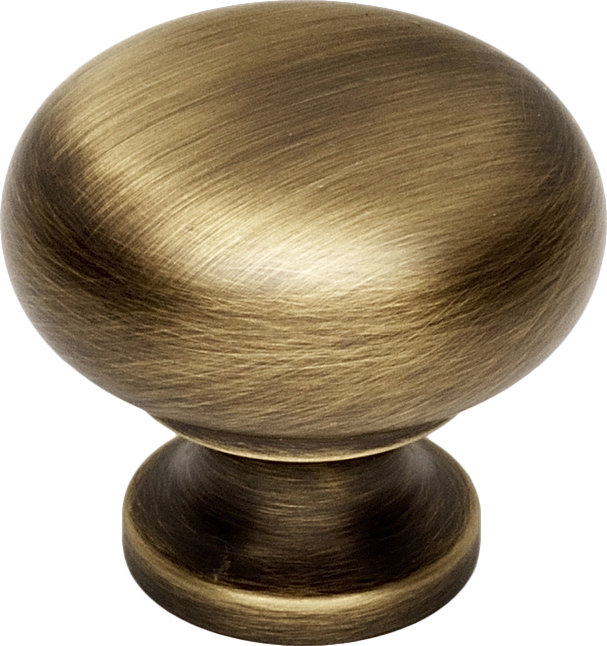 Mushroom Knob, Antique English Matte