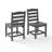 Armless Outdoor Chairs – HDPE Material Set Of 2-1142226830