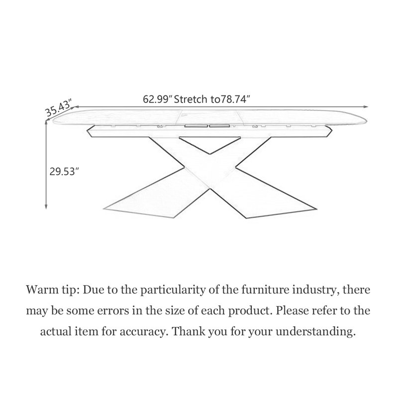 Table de salle à manger grise ronde, H 29,53 po x L 62,99 po x l 35,43 po