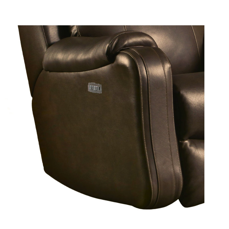 Fauteuil inclinable électrique en cuir Contour