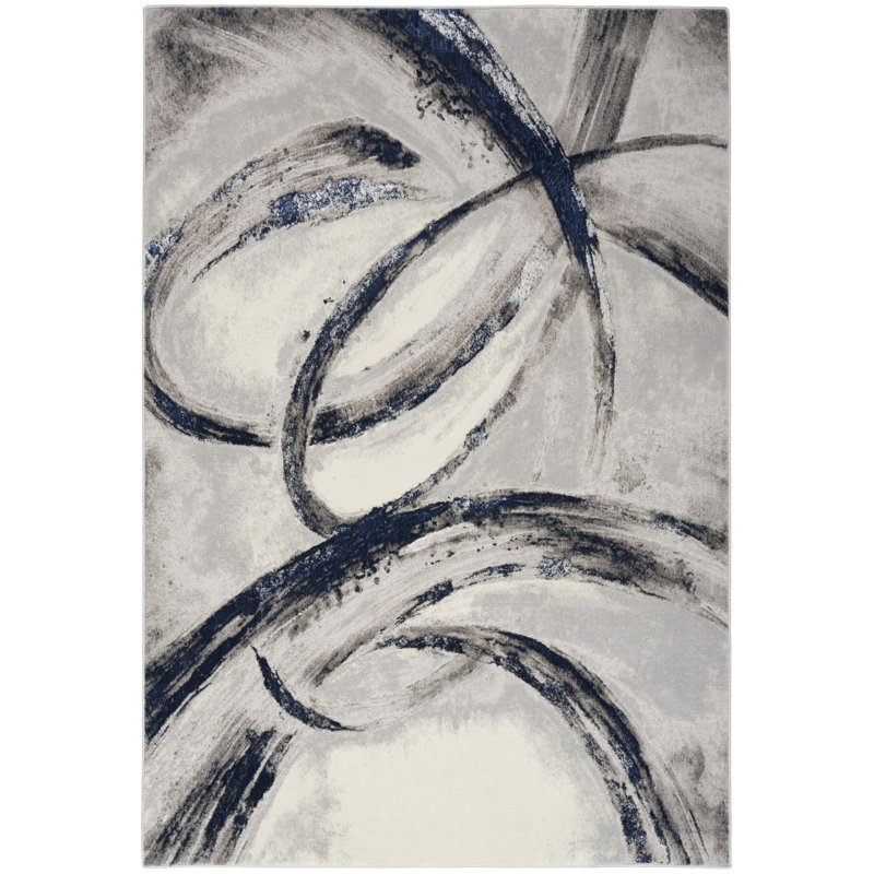 Cianne Abstract Indoor Rug, Rectangle 5'3" x 7'3"