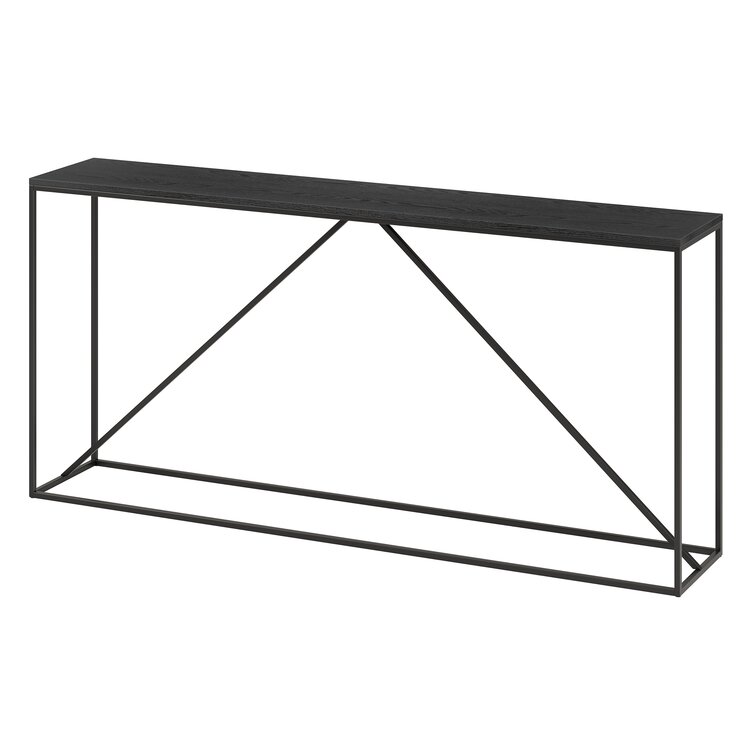 Rachit 64 Console Table 17 Stories Color: Gray Wash