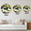 Horloge murale en bois-1876042543