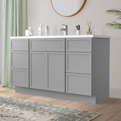 54'' Single Bathroom Vanity Base Only