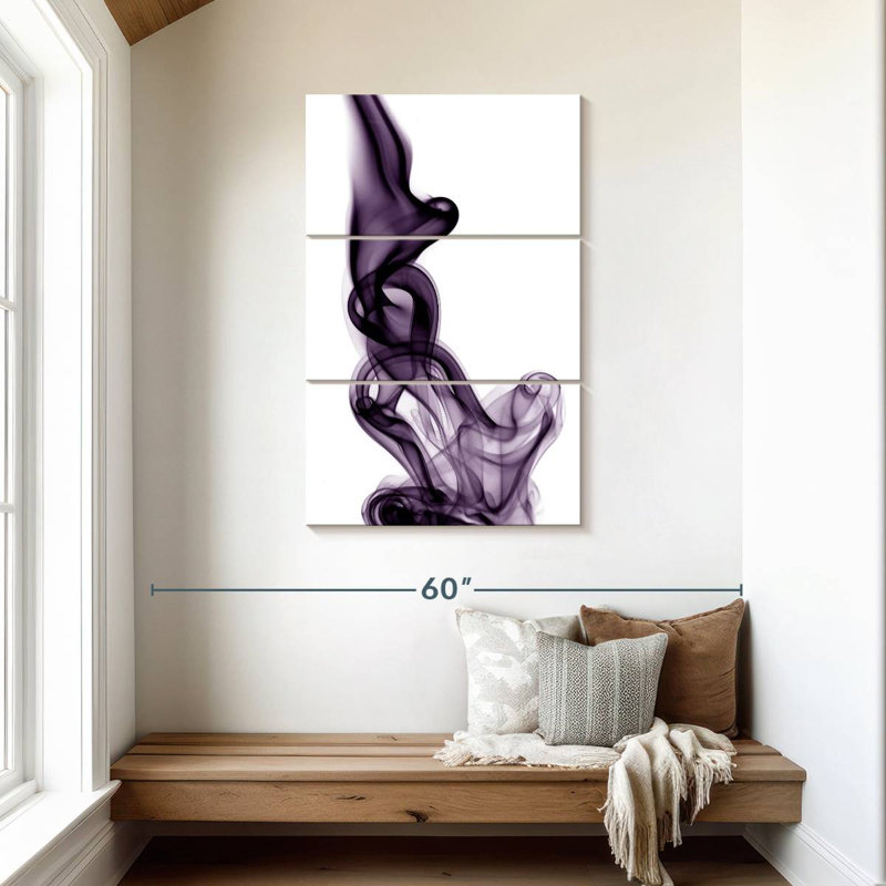 Avery Purple Smoke, 45" H x 28" W