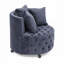 Chaise pivotante en velours-1282290958