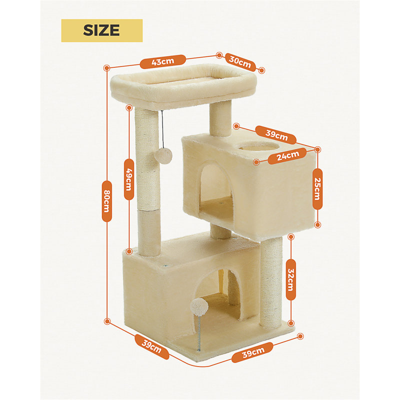 Arbre à chat, Beige