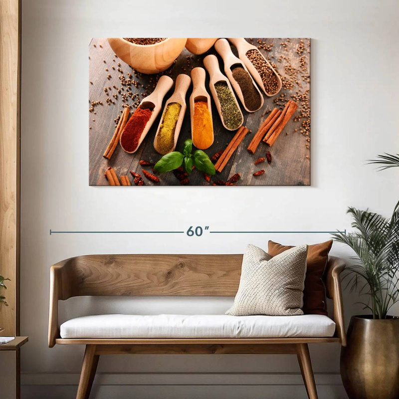 Yarlin Spices Of India, 30" H x 45" W