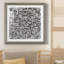 Noir et blanc et partout - peinture encadrée-2117003638-2117003636