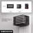 Nightstand Lights, Amber 2000K, Grille Design, 3-Level Dimmer, Light Sensor