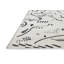 Tapis beige / noir en polyester tissé à la machine Yeun-268717571