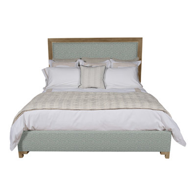 Louise/Lawrence King Upholstered Low Profile Panel Bed