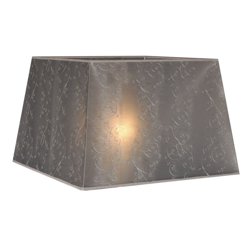 Renteria 30cm H Rectangle Lamp Shade, Grey