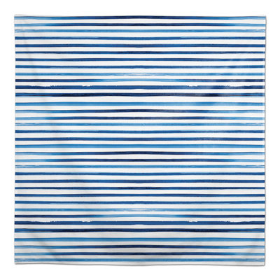 Striped Polyester Tablecloth