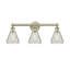 Éclairage pour meuble-lavabo 3 lumières 24 pouces Petronille-1806121462