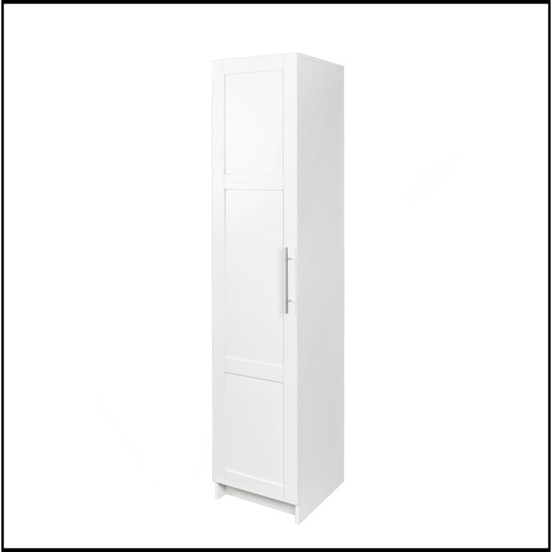 Armoire de rangement murale polyvalente et empilable pour des solutions de rangement organisées et efficaces, Blanc