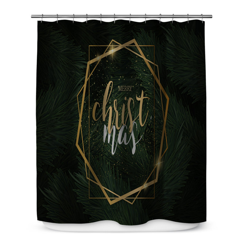 Bergevin Shower Curtain, 70" H x 71" W