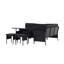 Sikander Metal 4 - Person Seating Group with Cushions-1740157524